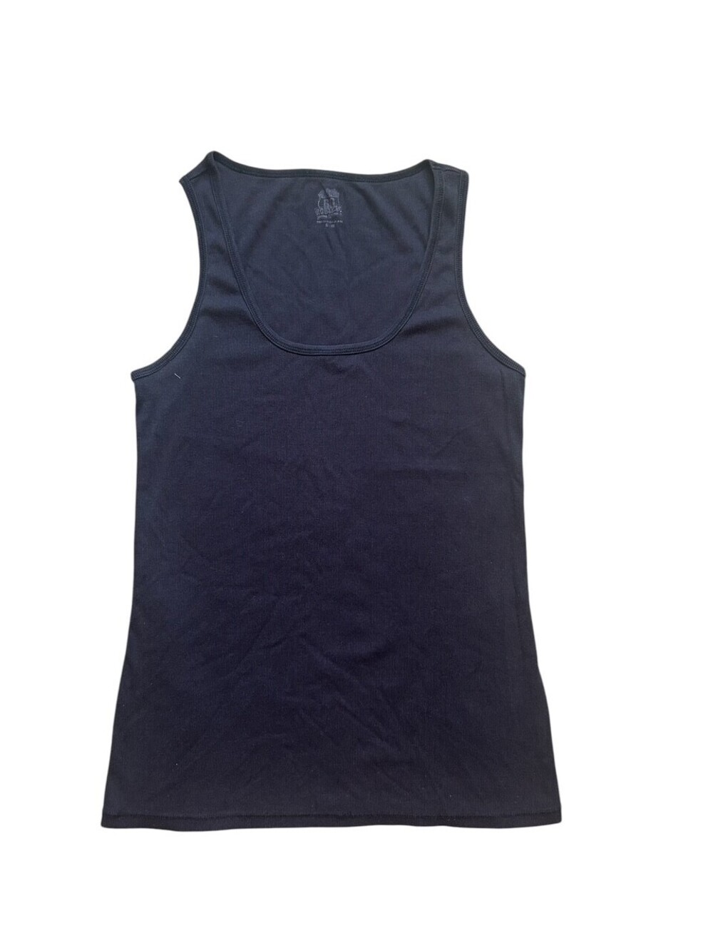 Vintage Route 66 Black Tank Top RIbbed Y2K